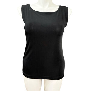 Chico's Tank Top Size 3/XL Black